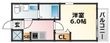 大阪市東淀川区上新庄2丁目の間取図