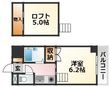大阪市東淀川区小松2丁目の間取図