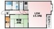 大阪市東淀川区豊里4丁目の間取図