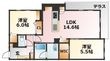 大阪市東淀川区淡路3丁目の間取図
