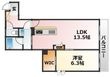 大阪市東淀川区下新庄5丁目の間取図