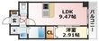 写真:吹田市西御旅町 2階212の間取図
