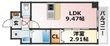 写真:吹田市西御旅町 2階220の間取図