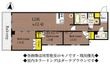 ASYLCOURTNERIMA-NAKAMURABASHIの間取図