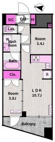 NOGATA RESIDENCEの間取図