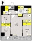 NOGATA RESIDENCEの間取図