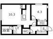 La Meridian WESTの間取図