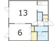 アルバ3・3の間取図