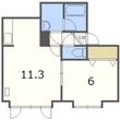 フリーダムハイツNの間取図