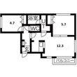 ブランシャール発寒の間取図