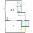 プラタナス曙B棟の間取図