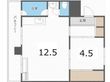 ビレッジハウス富丘3号棟の間取図