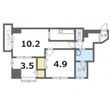 札幌市西区発寒六条9丁目の間取図