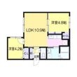オルセーフラット西町南の間取図