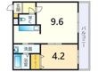 プランドール宮の沢の間取図