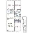 インテルノ イーストの間取図