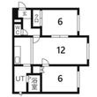 プラザイン西町の間取図