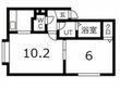 クレールの間取図