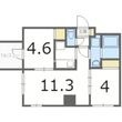 札幌市西区琴似二条４丁目の間取図