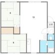 住吉ハイツの間取図