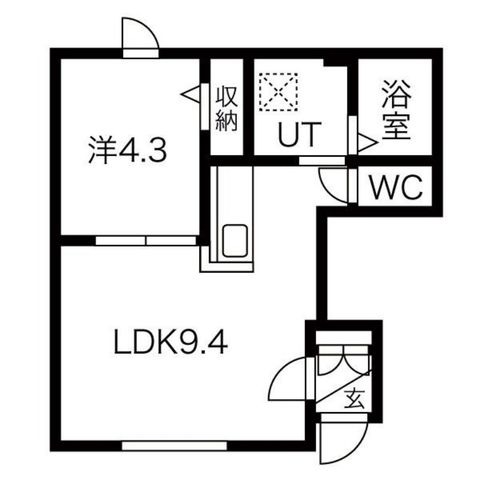 拡大写真:ラピスⅠ 1階A1の間取り