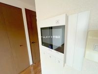 モニター付きインターホンで安心です♪