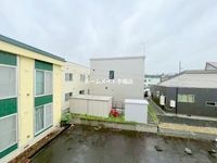 お部屋からの眺望でございます!