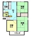 西グリーンハイツ　A棟の間取図