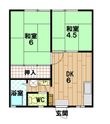 西グリーンハイツ　B棟の間取図