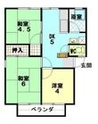 西グリーンハイツ D棟の間取図