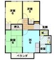 長野コーポの間取図