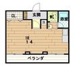 共立ハイツの間取図