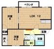 メゾン西岩国IIの間取図