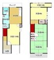 岩国1貸家の間取図
