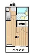 エクセリーヌ山手の間取図