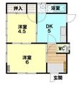 平田3丁目貸家の間取図
