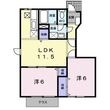 パークシティ中津Ｄの間取図