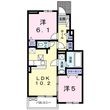 メゾン・ベル Ⅱの間取図