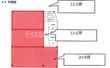 京都市中京区占出山町の間取図