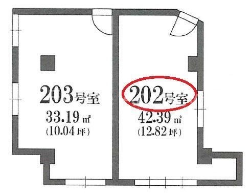拡大写真:大阪市淀川区西中島3丁目 2階20の間取り