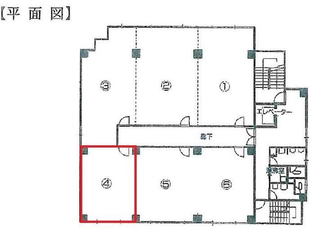 拡大写真:吹田市垂水町3丁目 6階62の間取り