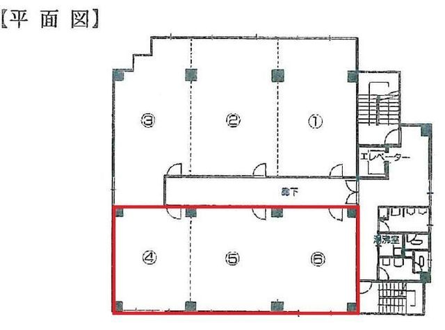 拡大写真：吹田市垂水町３丁目 6階63の間取り