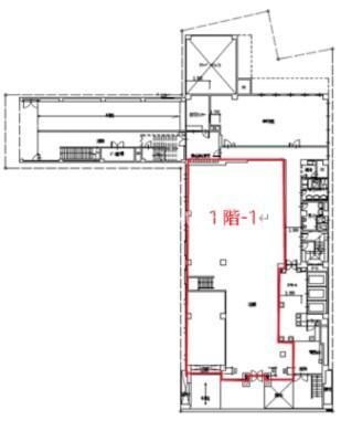 拡大写真:大阪市北区西天満3丁目 1階1の間取り