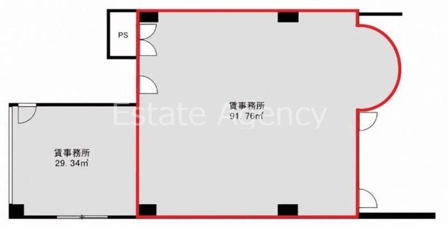 拡大写真:大阪市中央区南船場2丁目 2階21の間取り