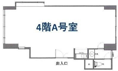 拡大写真:大阪市北区西天満2丁目 4階4の間取り