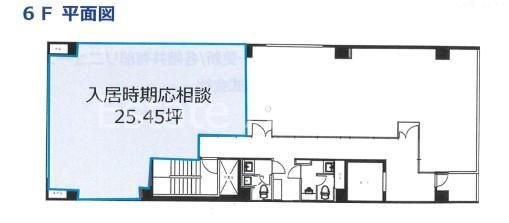 拡大写真:大阪市西区西本町1丁目 6階6の間取り