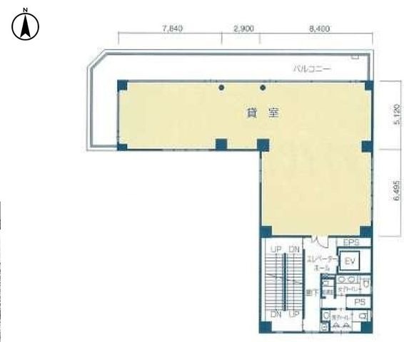 拡大写真:大阪市中央区南船場1丁目 7階7の間取り