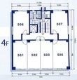 写真:大阪市北区野崎町 4階40の間取図