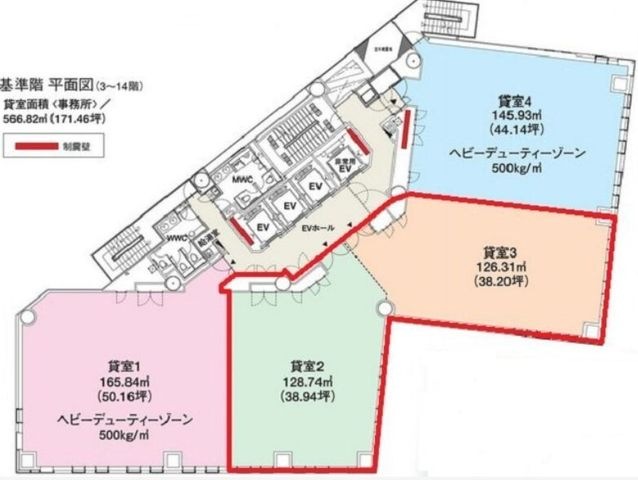 拡大写真:大阪市北区芝田1丁目 2階2の間取り