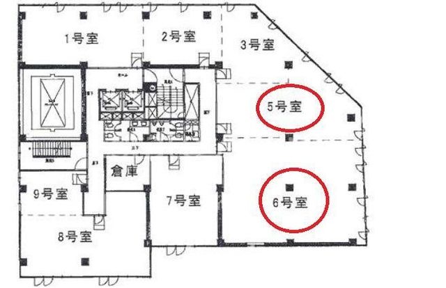 拡大写真:大阪市東淀川区東中島1丁目 7階70の間取り